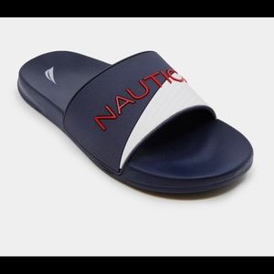 Nautica- TEXTURED COLORBLOCK LOGO SANDALS size 13
